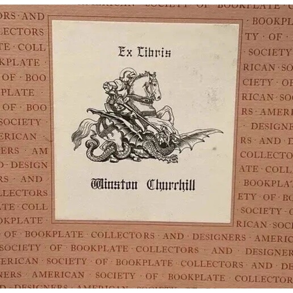 Vintage 1939 Ex Libris Year Book American Society of Bookplates Illustrated Rare